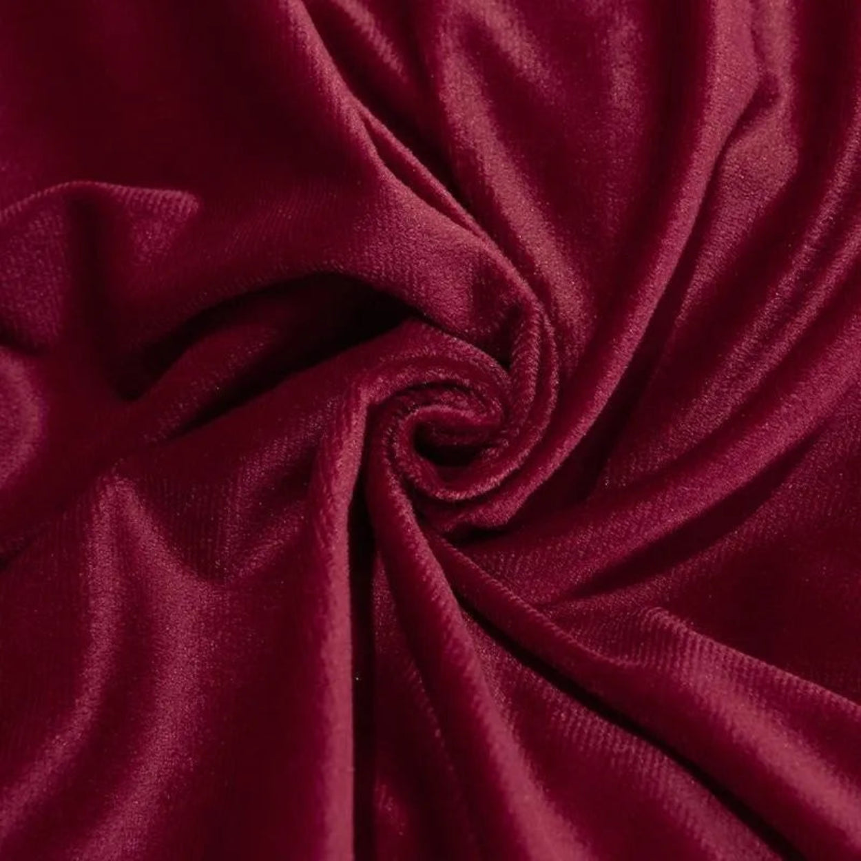 Luxury fleece velvet burgundy bedding with golden floral embroidered design for princess interiors