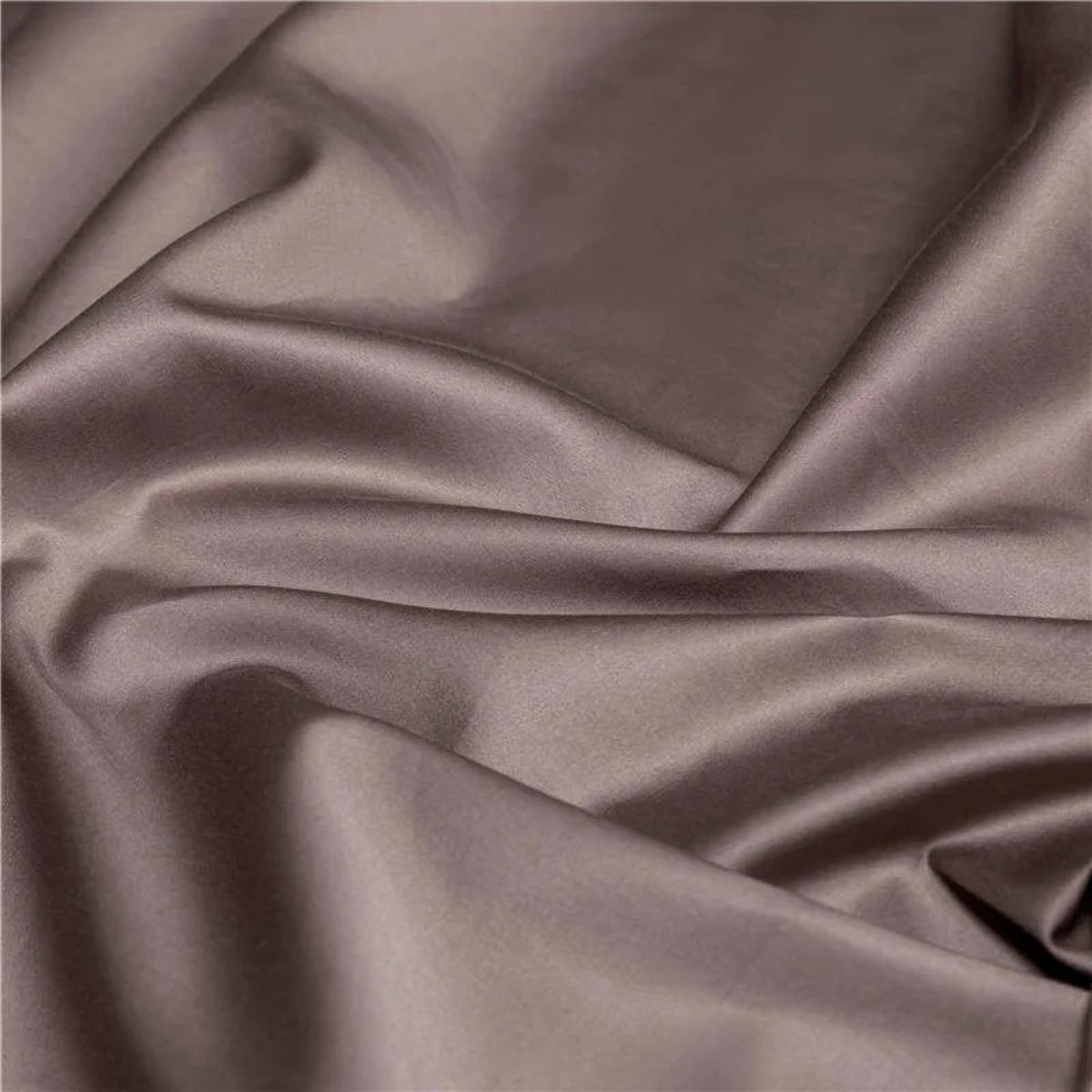 Taupe 100% Egyptian cotton pillowcases 2-pack, luxury sateen, hotel-smooth finish | LINKORI Free Gift 