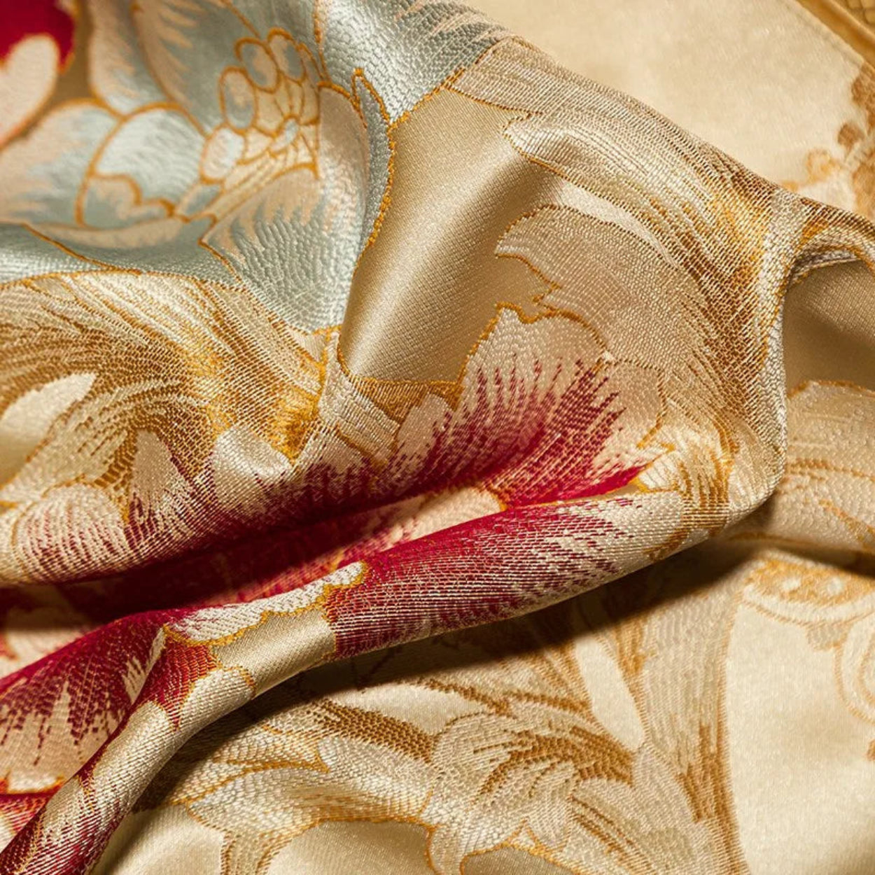 Luxury ivory romantic duvet cover collection, floral embroidered design by LINKORI Troyal