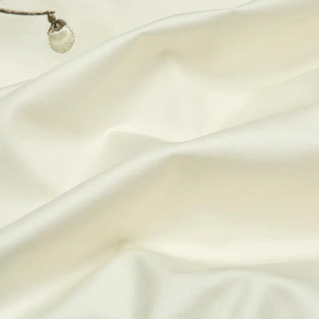 Grey & ivory floral bedding set – Egyptian cotton duvet cover for luxury and cottagecore bedrooms