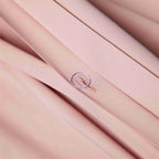 Opulent blush pink geometric embroidered duvet collection - premium cotton luxury bedding for master bedrooms