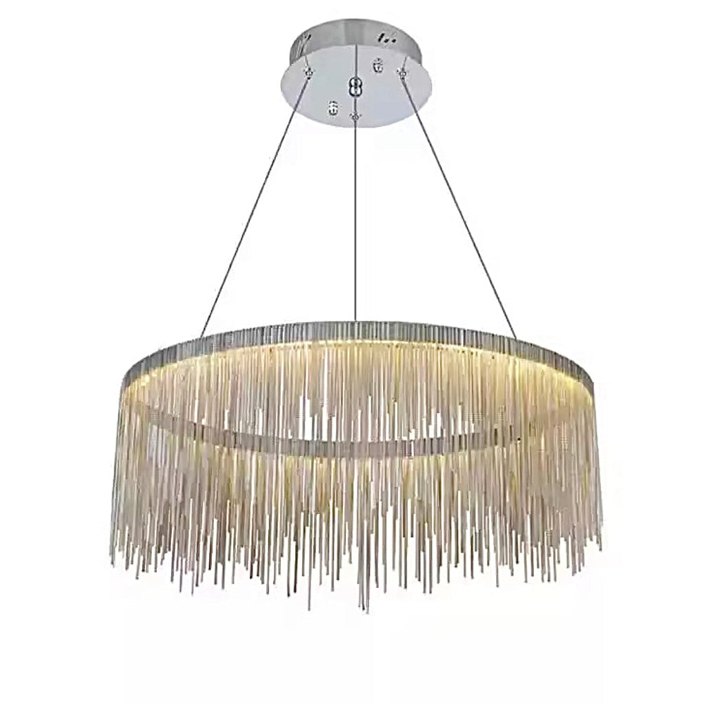 tassel chandelier round modern ceiling light living room luxury lighting LINKORI