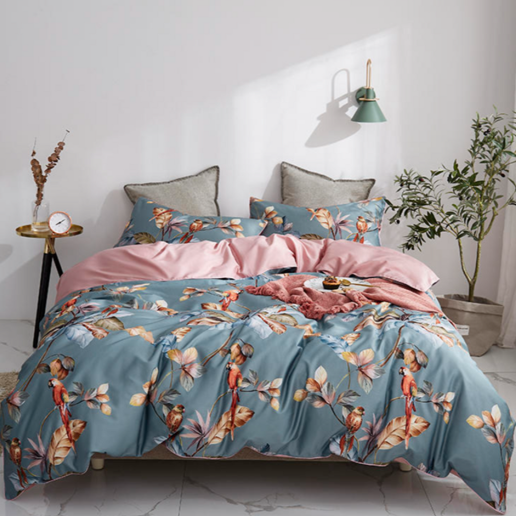 Livelic Duvet Cover Set – 100% Egyptian Cotton, Ultra-Soft & Breathable (4-Piece Set) + FREE Gift! - LINKORI