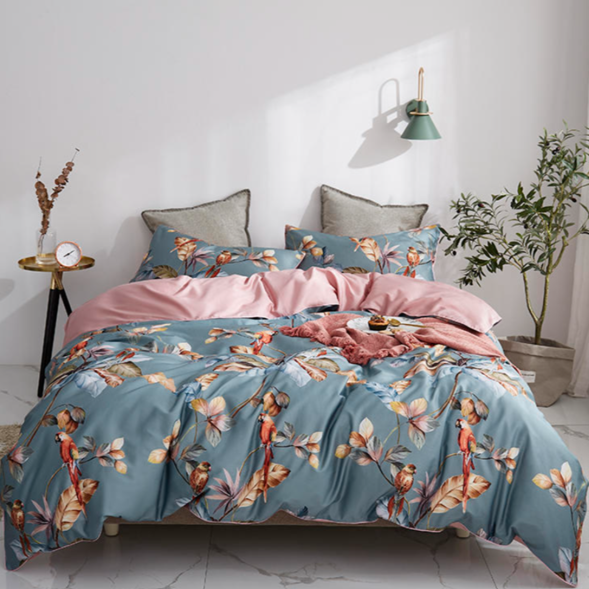 Livelic Duvet Cover Set – 100% Egyptian Cotton, Ultra-Soft & Breathable (4-Piece Set) + FREE Gift! - LINKORI