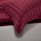 Gradiol S. Red Duvet Cover Set – 100% Egyptian Cotton, Ultra-Soft & Breathable (4-Piece Set) + FREE Gift! - LINKORI