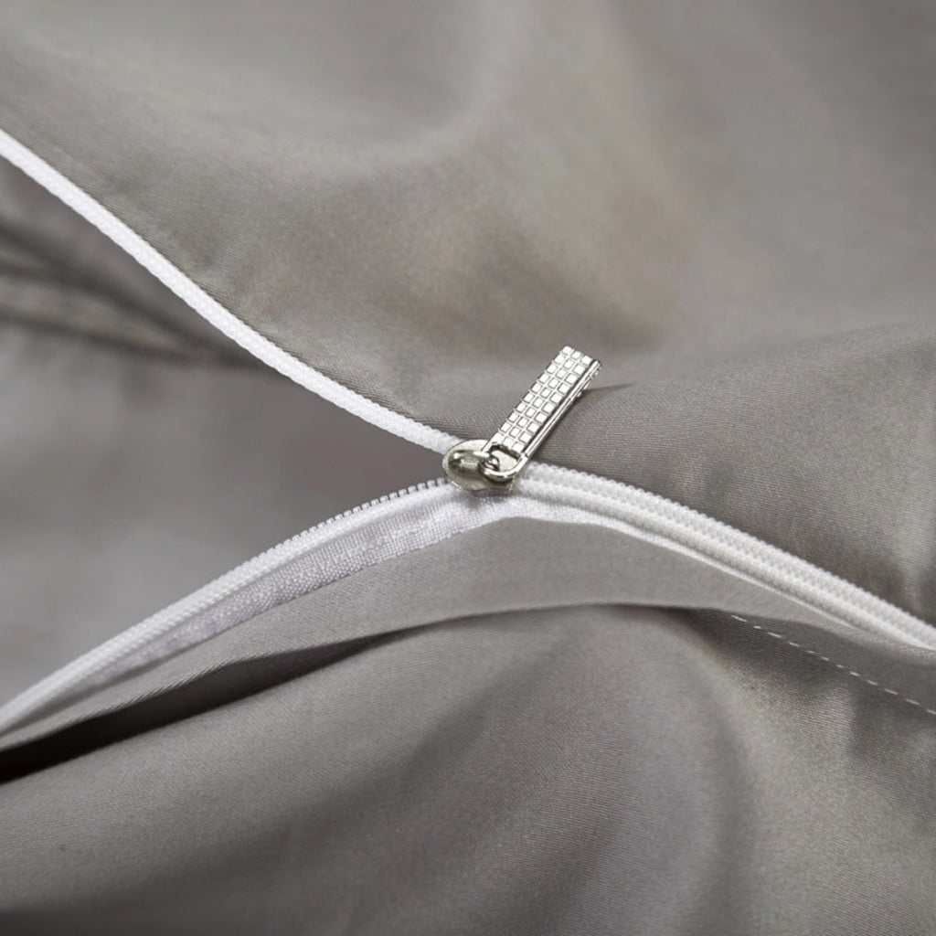 Leafline Duvet Cover Set – 100% Egyptian Cotton, Ultra-Soft & Breathable (4/7 Piece Set) + FREE Gift! - LINKORI