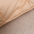 Corner view of quilted comforter showing puffiness and stitching – soft, durable, and elegant | LINKORI