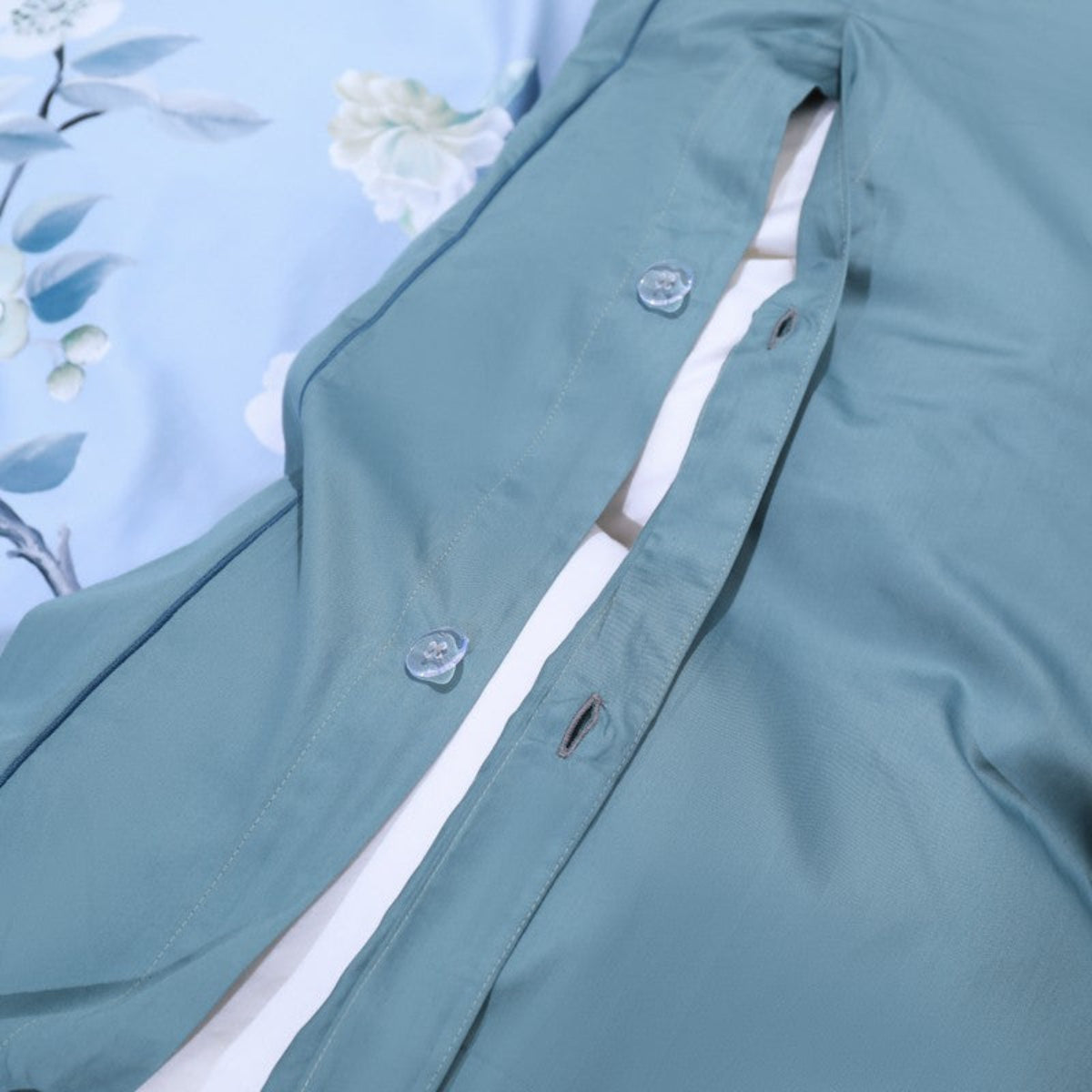 Light Skyra Duvet Cover Set – 100% Egyptian Cotton, Ultra-Soft & Breathable (4-Piece Set) + FREE Gift! - LINKORI