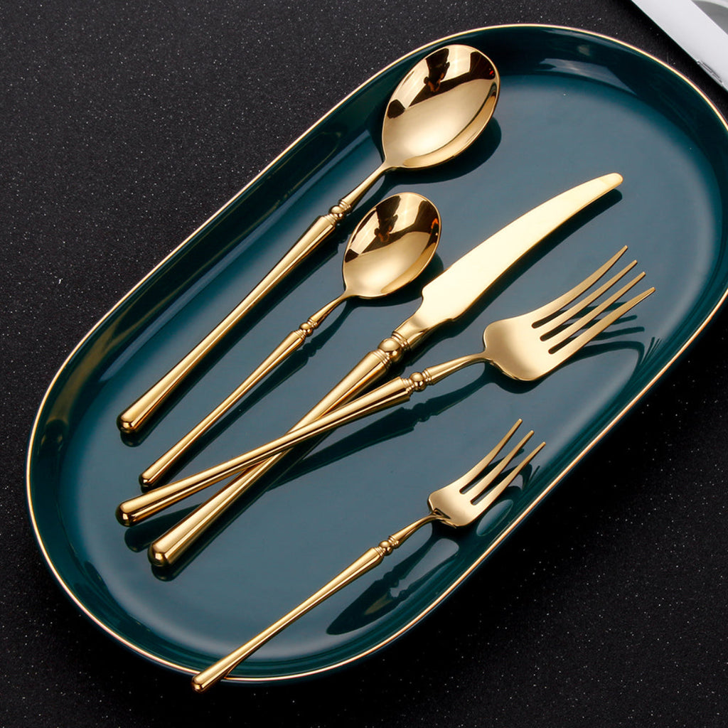 Setillo Gold Cutlery Set + FREE Gift! - LINKORI